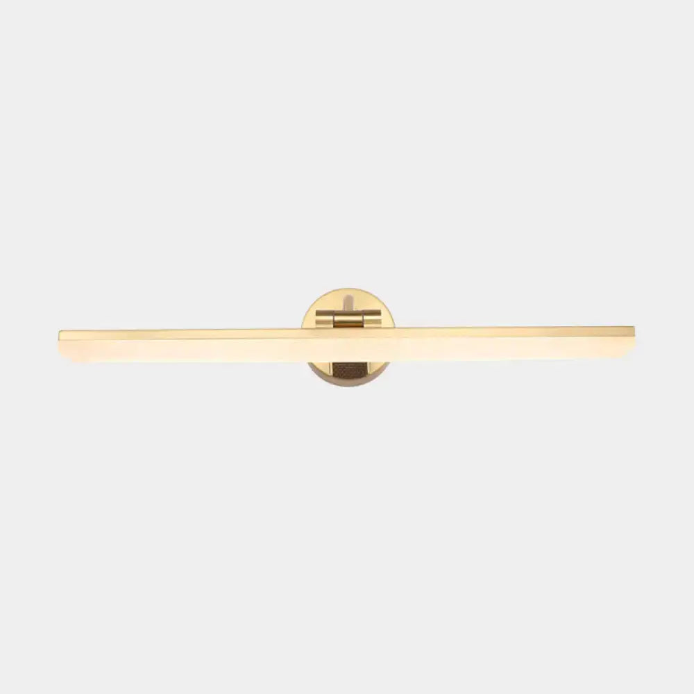 Minimalist black & brass swing arm wall mounted vanity light bathroom