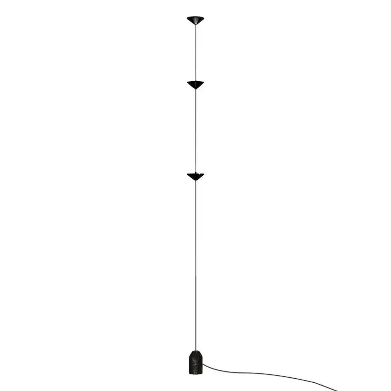 Minimalist black decorbites cone design floor lamp living room light