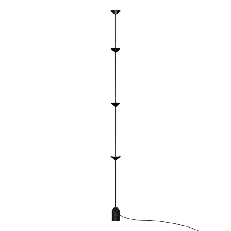 Minimalist black decorbites cone design floor lamp living room light