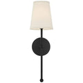 Minimalist black & gold led wall lamp for bedroom