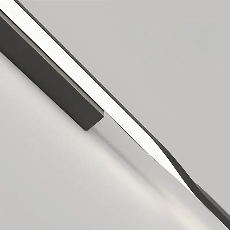 Minimalist black & gold led wall sconce for living room bedroom