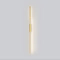 Minimalist black & gold led wall sconce for living room bedroom