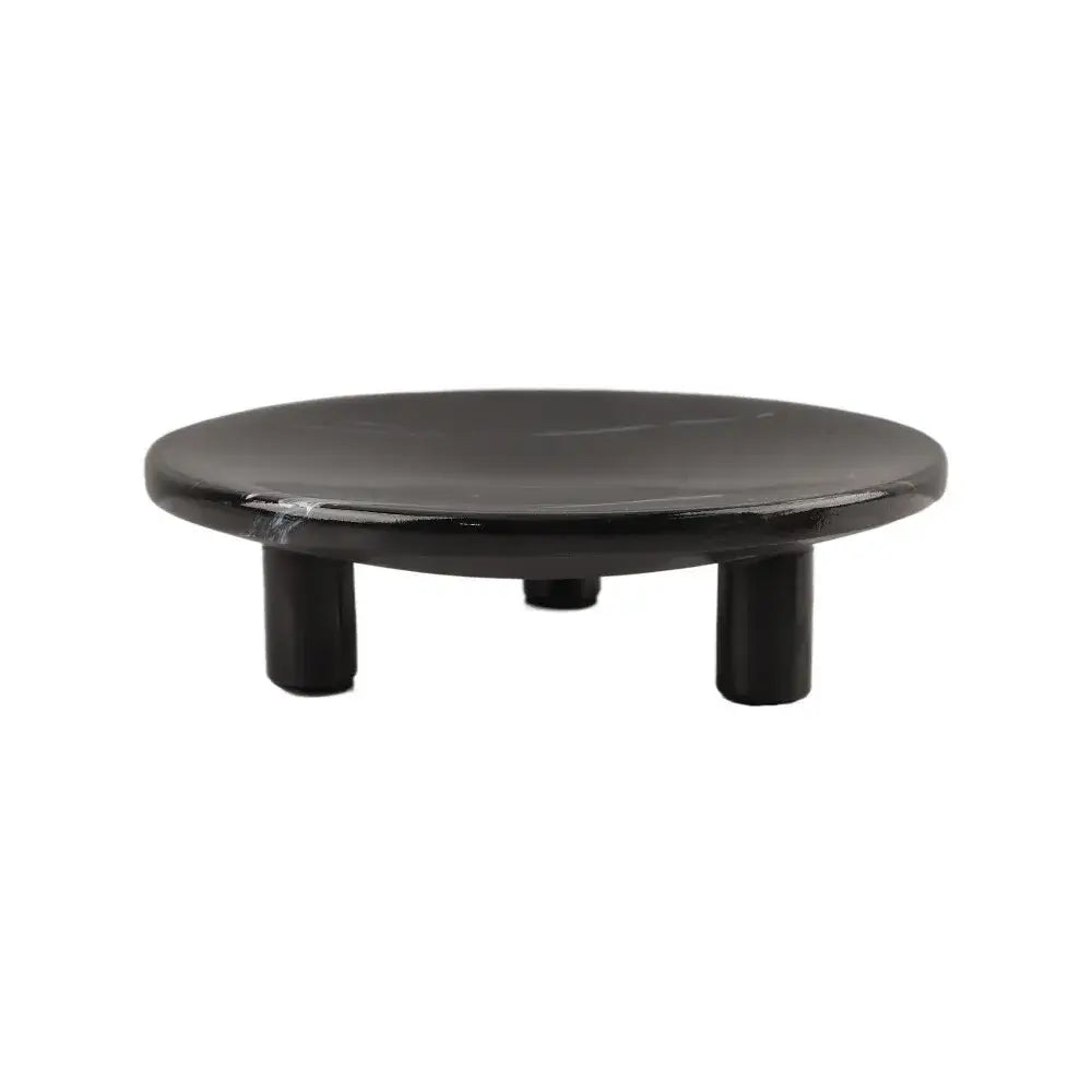 Minimalist black imitation marble fruit tray dining room decor