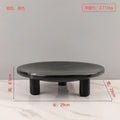 Minimalist black imitation marble fruit tray dining room decor