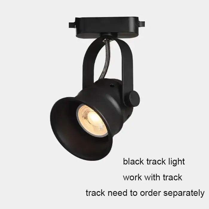 Minimalist black matte led ceiling spotlight – kitchen gu10 5w led