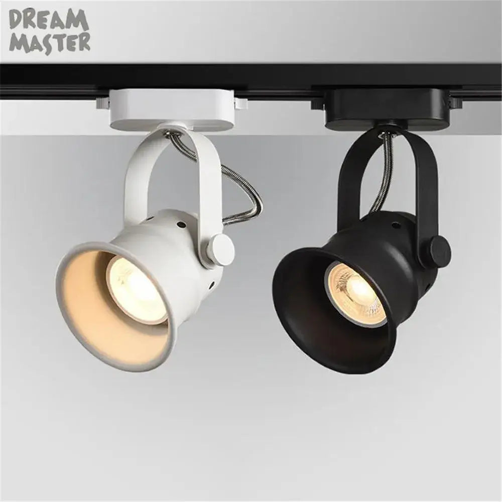 Minimalist black matte led ceiling spotlight – kitchen gu10 5w led