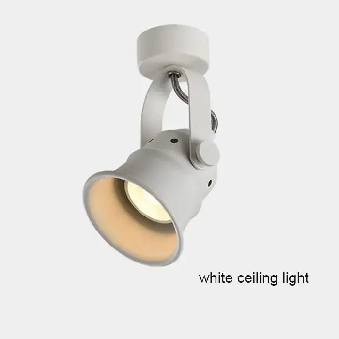Minimalist black matte led ceiling spotlight – kitchen gu10 5w led
