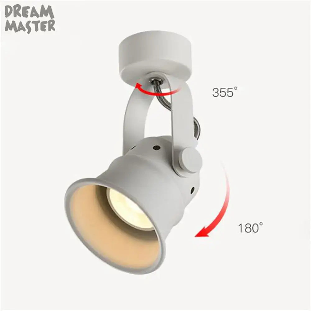 Minimalist black matte led ceiling spotlight – kitchen gu10 5w led
