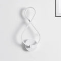 Minimalist black & white acrylic led wall lamp bedroom sconce