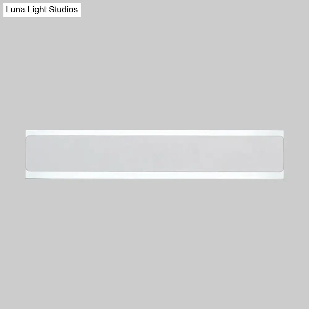 Minimalist black & white led wall lamp bedroom sconce