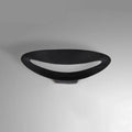 Minimalist black & white oval led wall sconce – bedroom wall light
