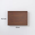 Minimalist brown compact corner desk bedroom foldable storage table