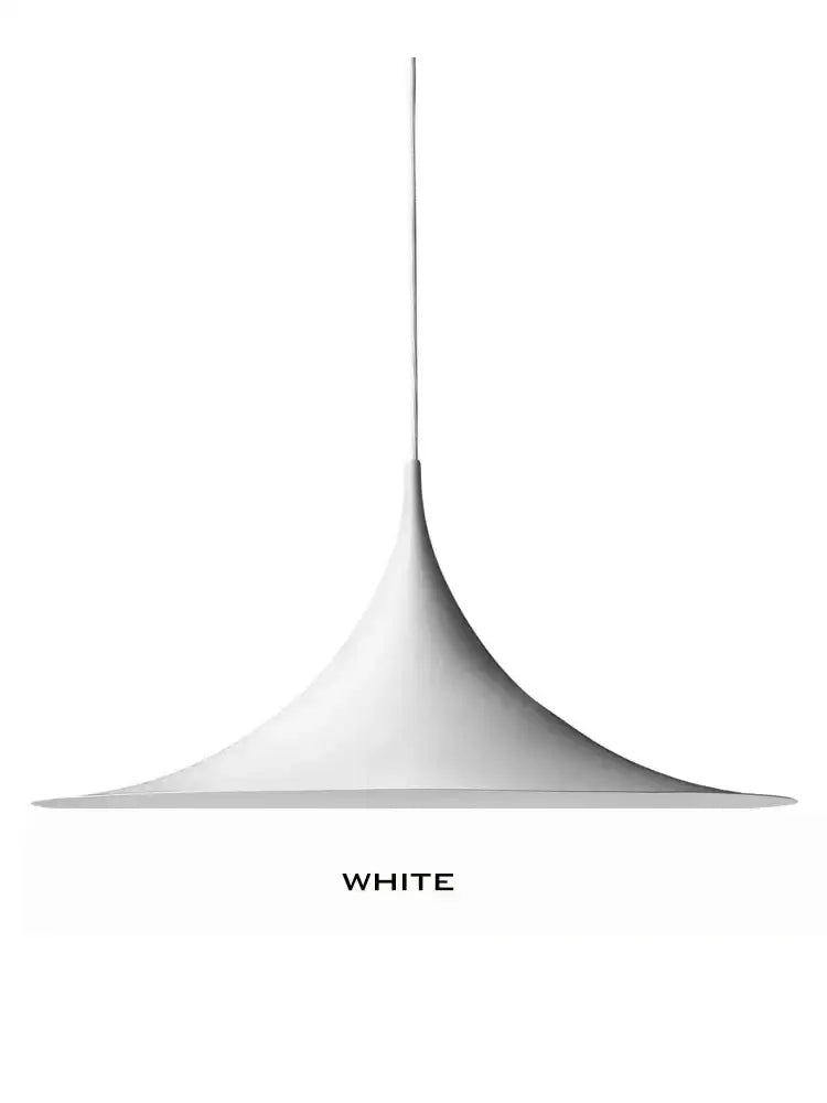 Minimalist copper horn chandelier pendant light for dining room