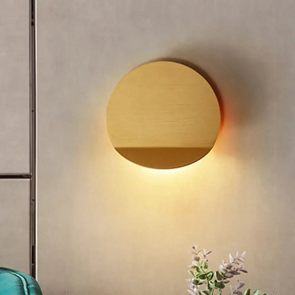 Minimalist copper sconce light – bedroom wall mount led bulb
