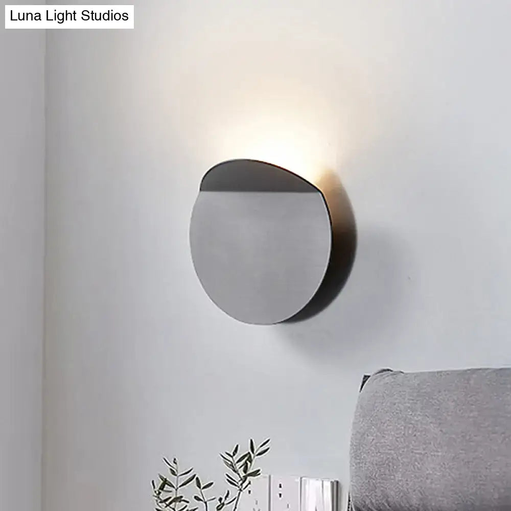 Minimalist copper sconce light – bedroom wall mount led bulb