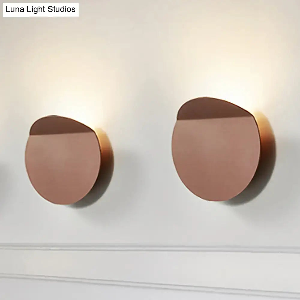 Minimalist copper sconce light – bedroom wall mount led bulb