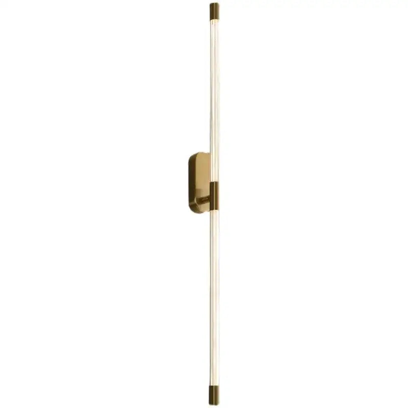 Minimalist gold & black decorbites acrylic line led wall lights bedroom