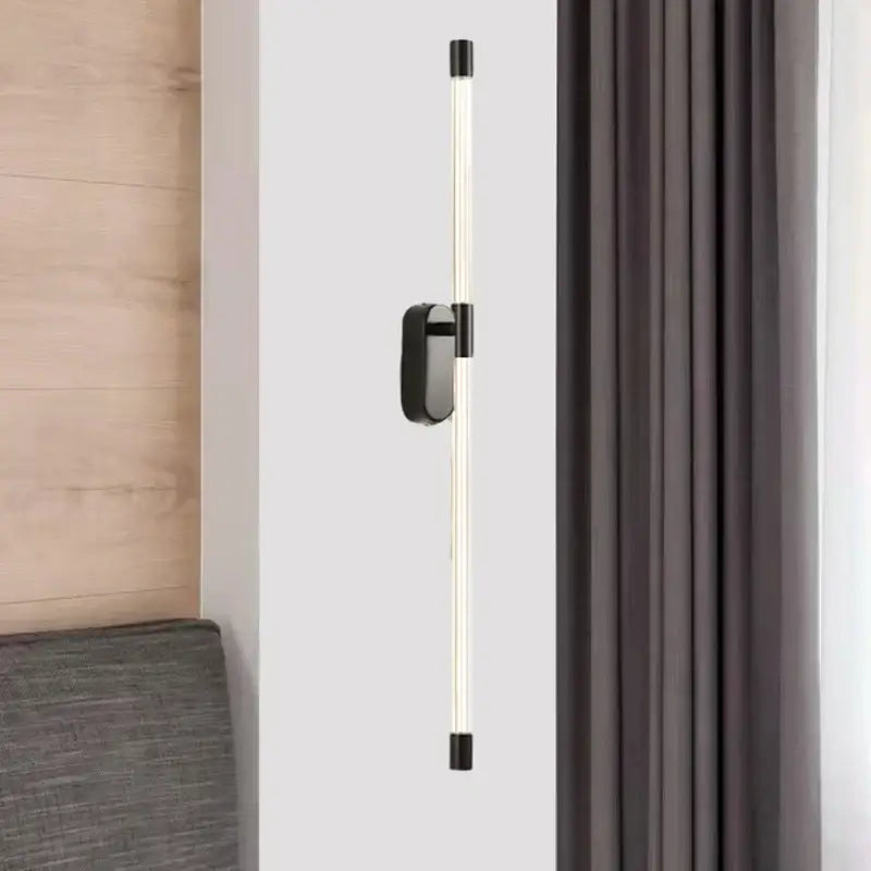 Minimalist gold & black decorbites acrylic line led wall lights bedroom