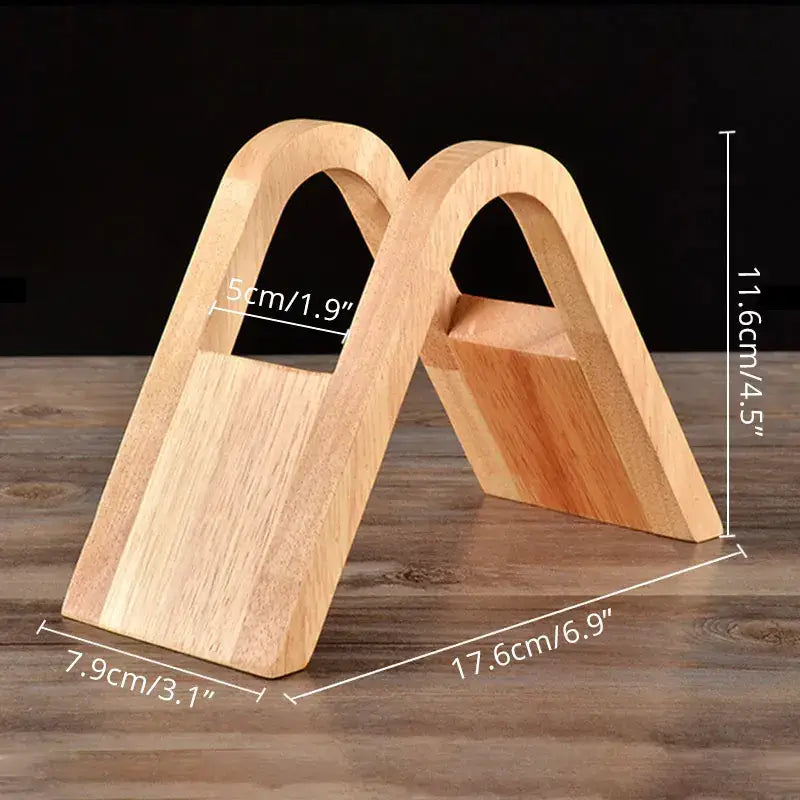 Minimalist light wood coffee filter holder kitchen paper dispenser