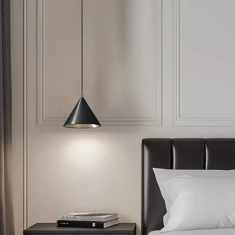 Minimalist matte black pendant light chandelier for dining room