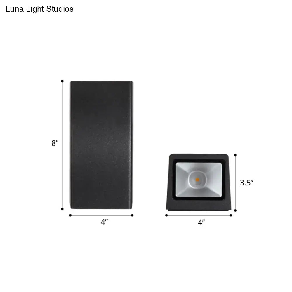 Minimalist metal black curved wall mount sconce for living room lighting