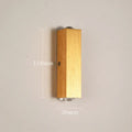 Minimalist natural wood angled wall lamp for bedroom decor