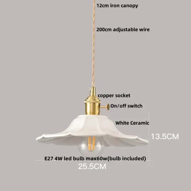 Minimalist pleated glass and wood pendant light fixture kitchen