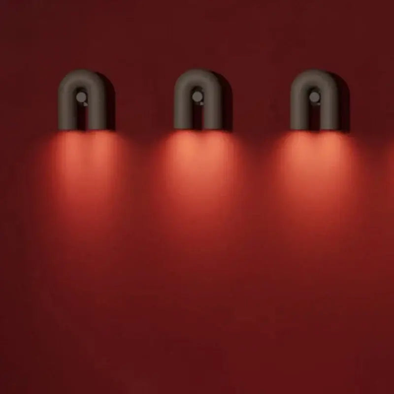 Minimalist terracotta cirkus tube wall sconce bedroom reading light