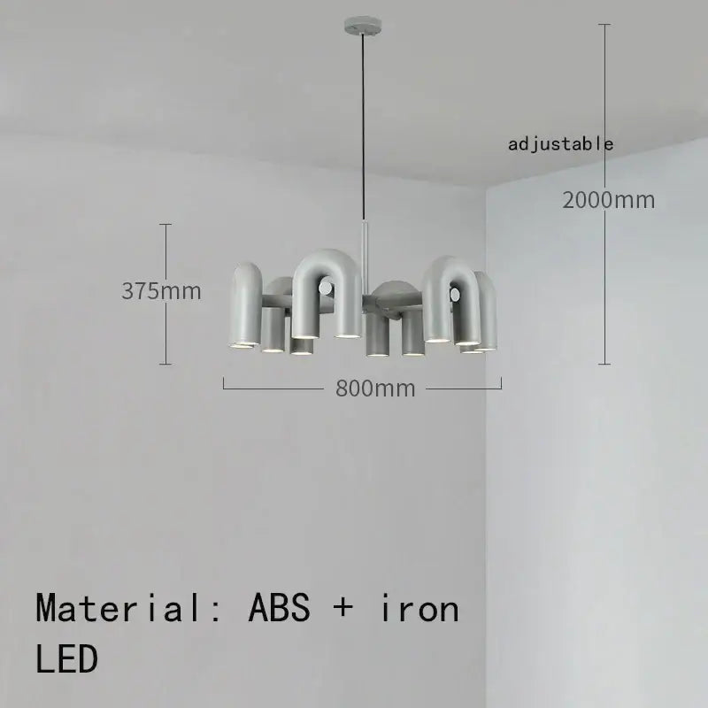 Minimalist terracotta cirkus tube wall sconce bedroom reading light