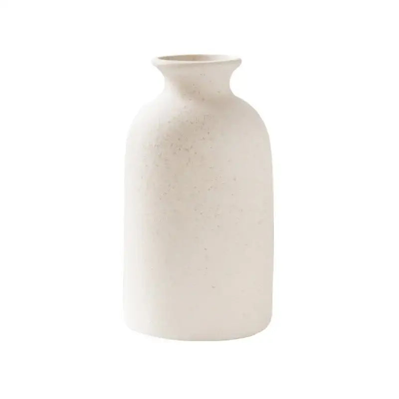 Minimalist white & terracotta decorbites ceramic vase dining room decor