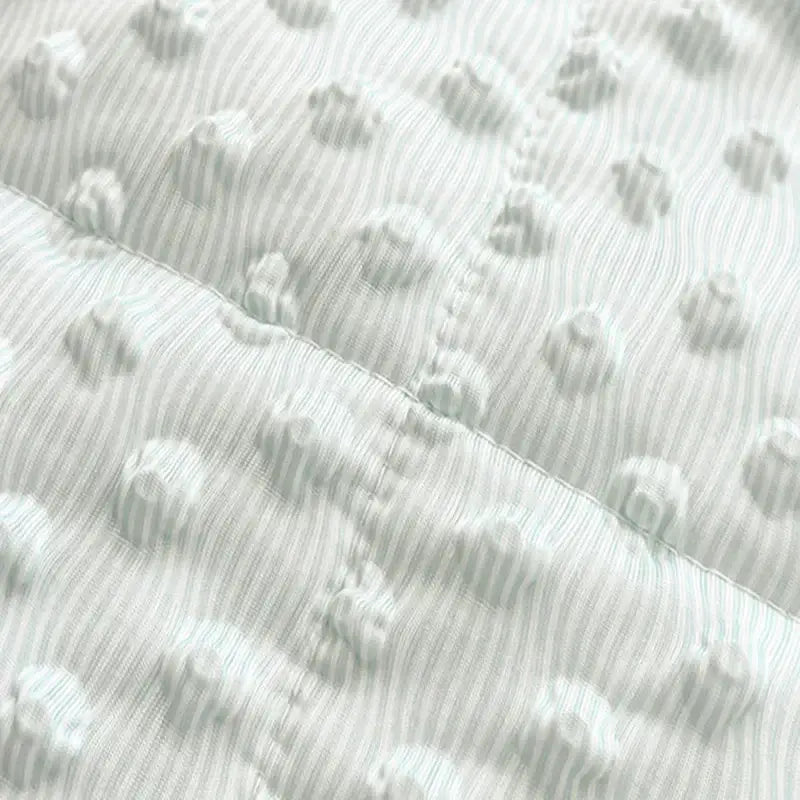 Mint green textured cooling massage blanket bedroom comforter