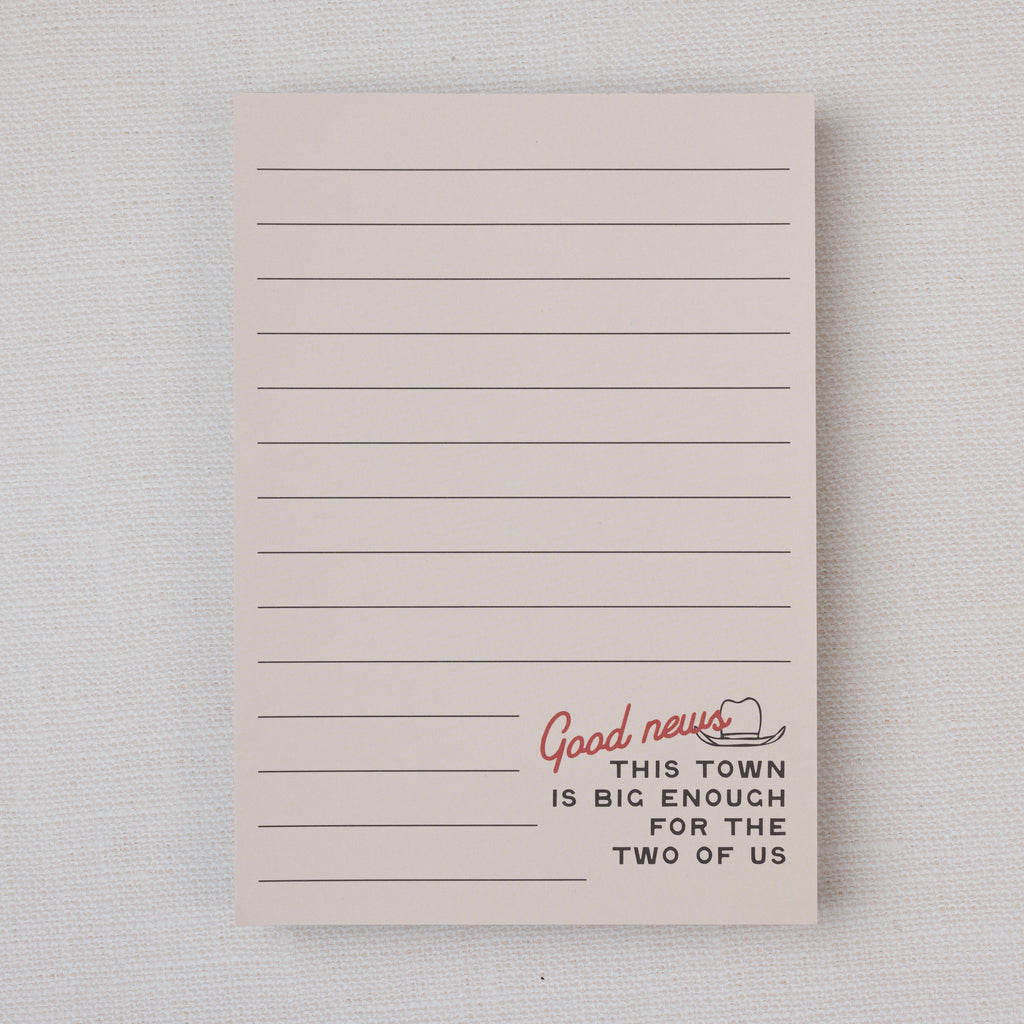 This Town is Big Enough Notepad