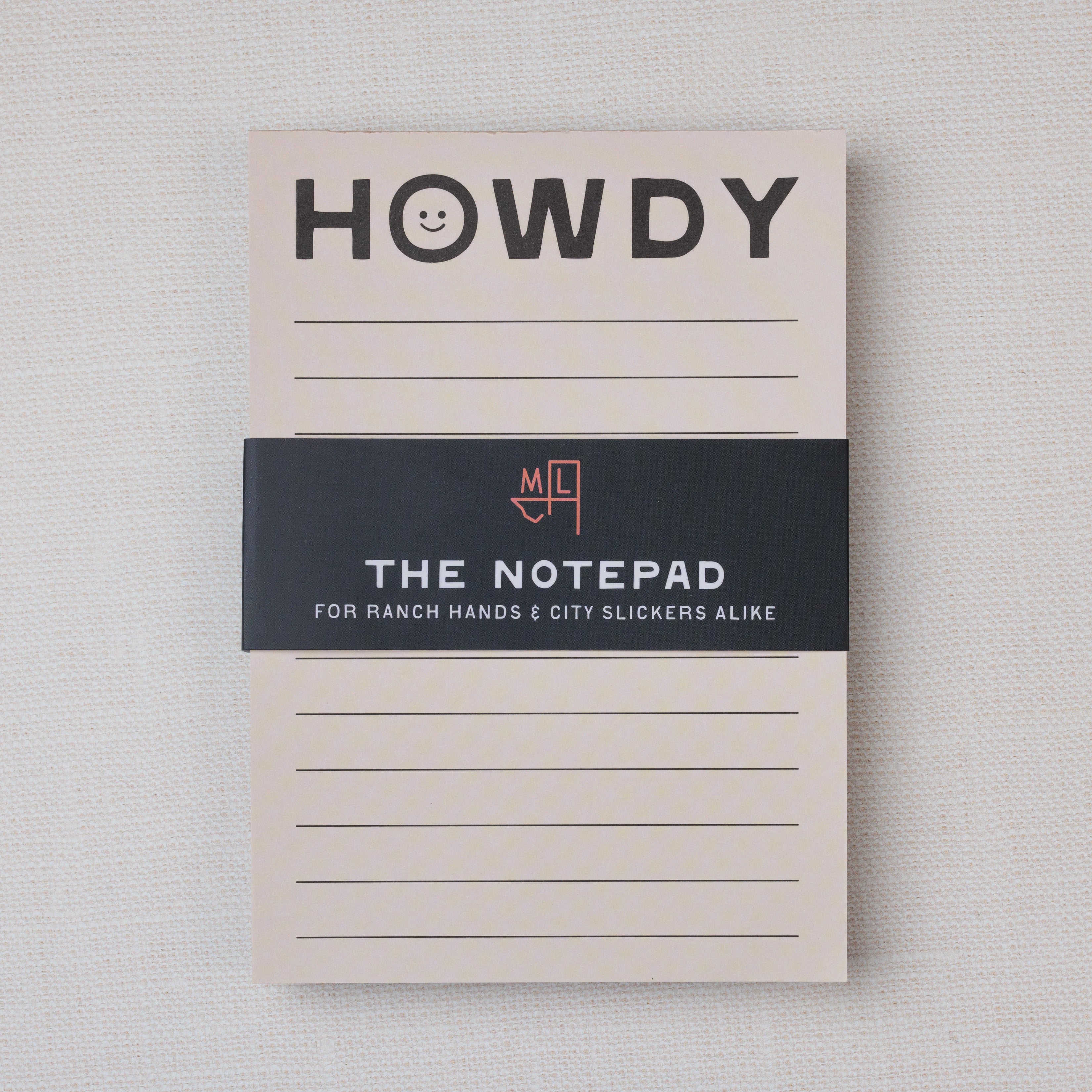 Happy Little Howdy Notepad