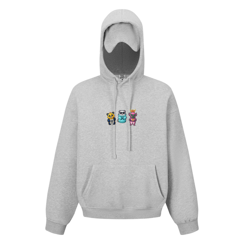 345GSM Men’s Eye-Patch Hoodie