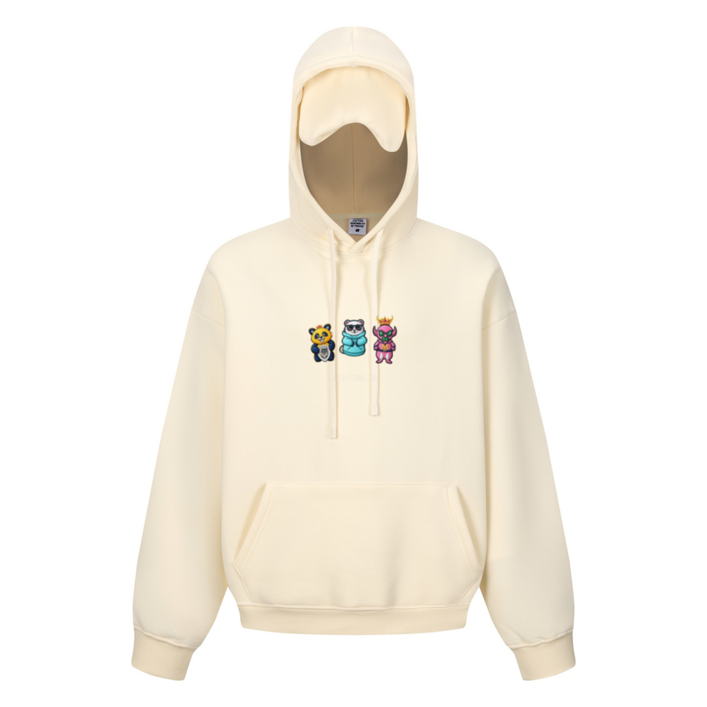 345GSM Men’s Eye-Patch Hoodie