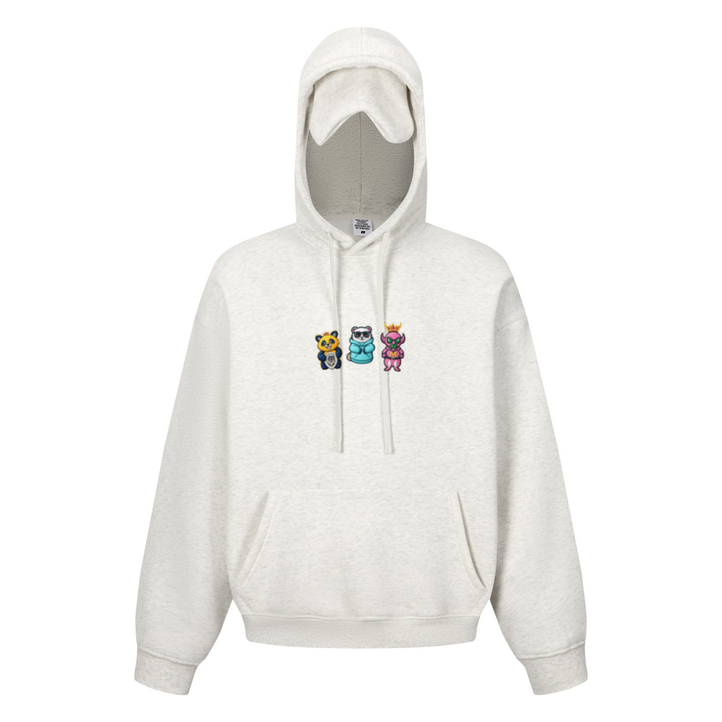 345GSM Men’s Eye-Patch Hoodie