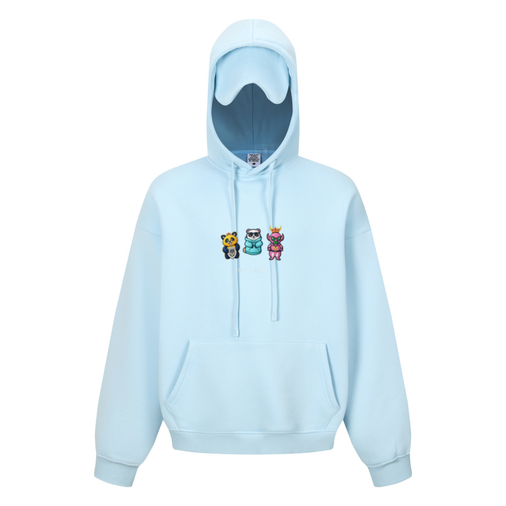 345GSM Men’s Eye-Patch Hoodie