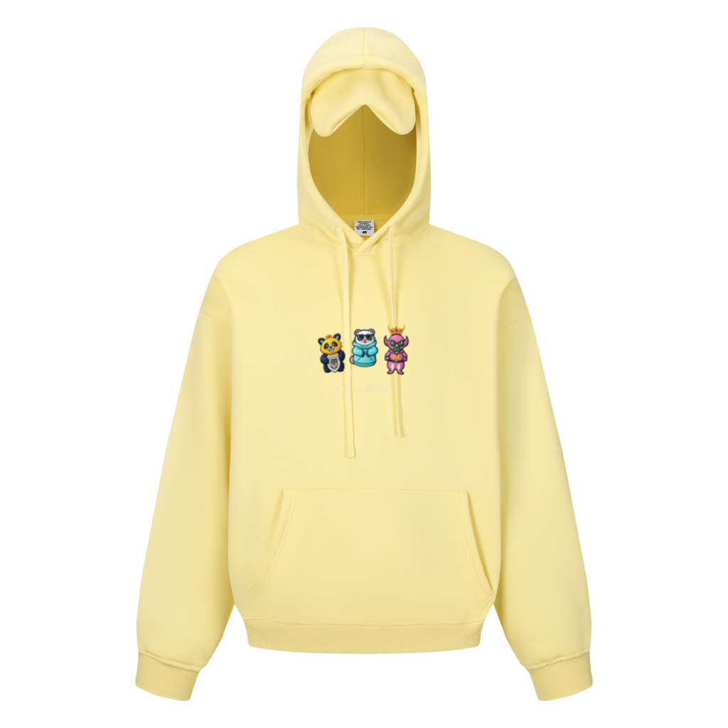 345GSM Men’s Eye-Patch Hoodie