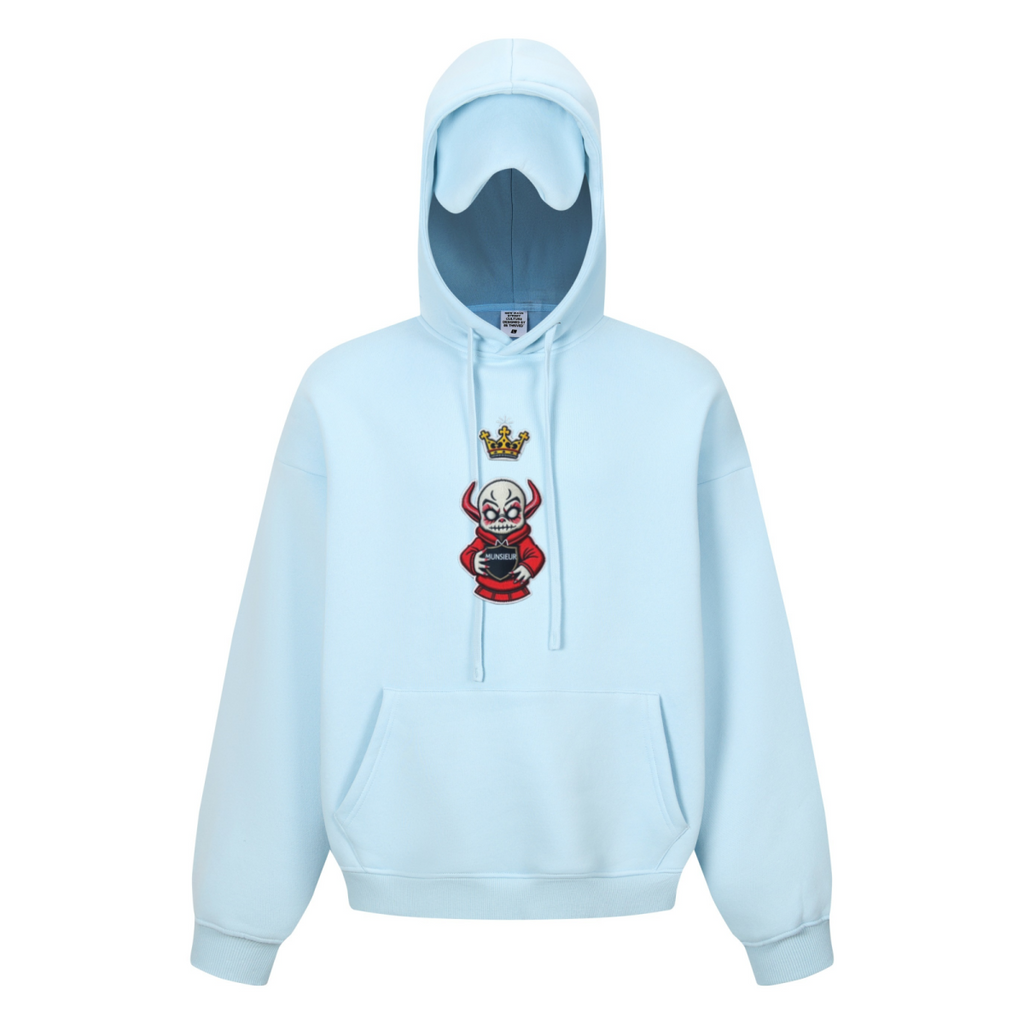 345GSM Men’s Eye-Patch Hoodie