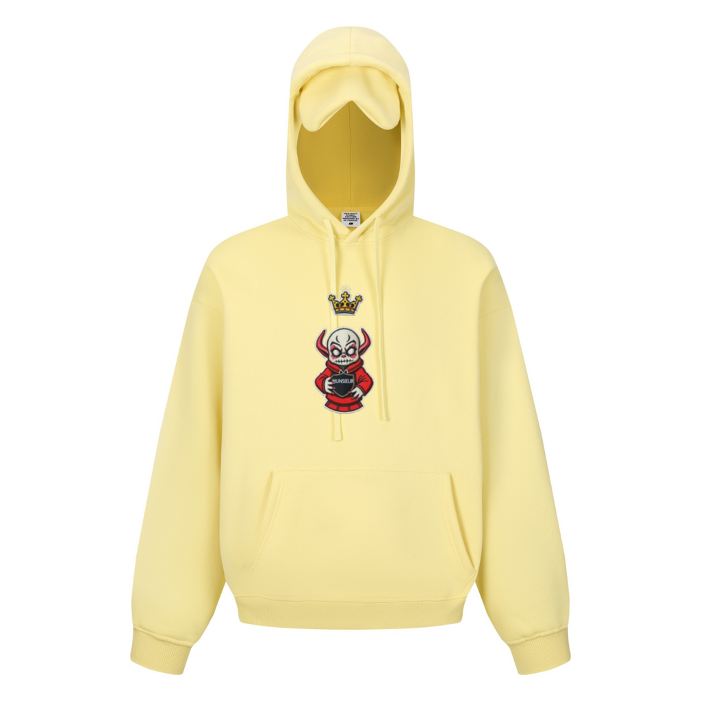 345GSM Men’s Eye-Patch Hoodie