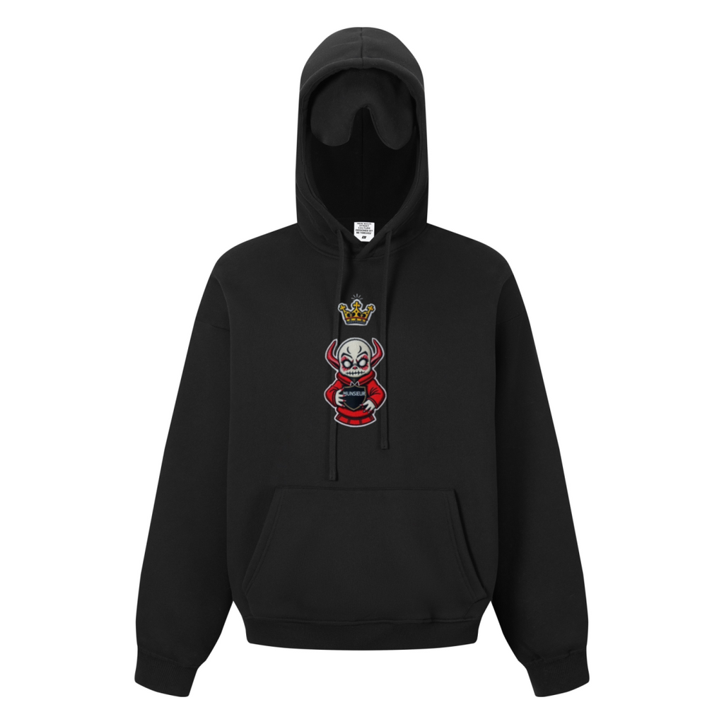 345GSM Men’s Eye-Patch Hoodie