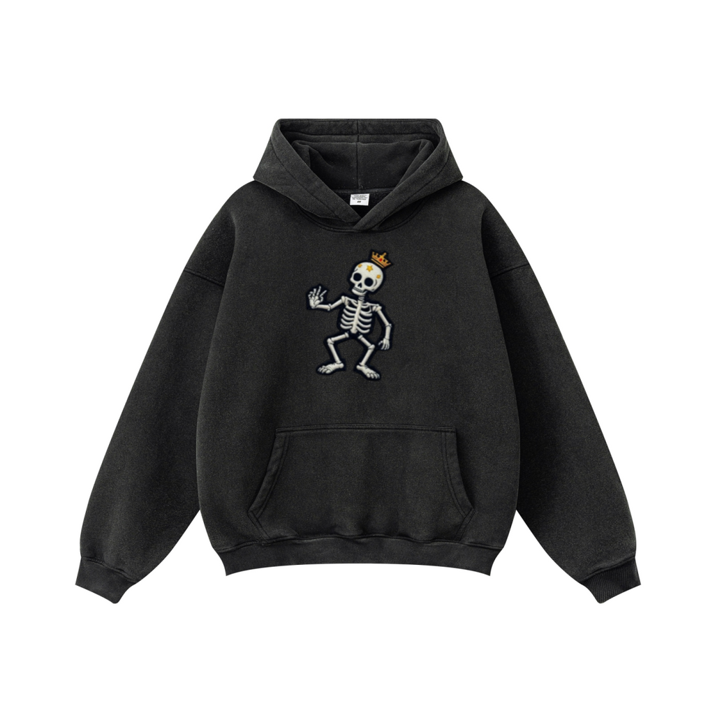 360GSM Unisex Vintage-Wash Hoodie