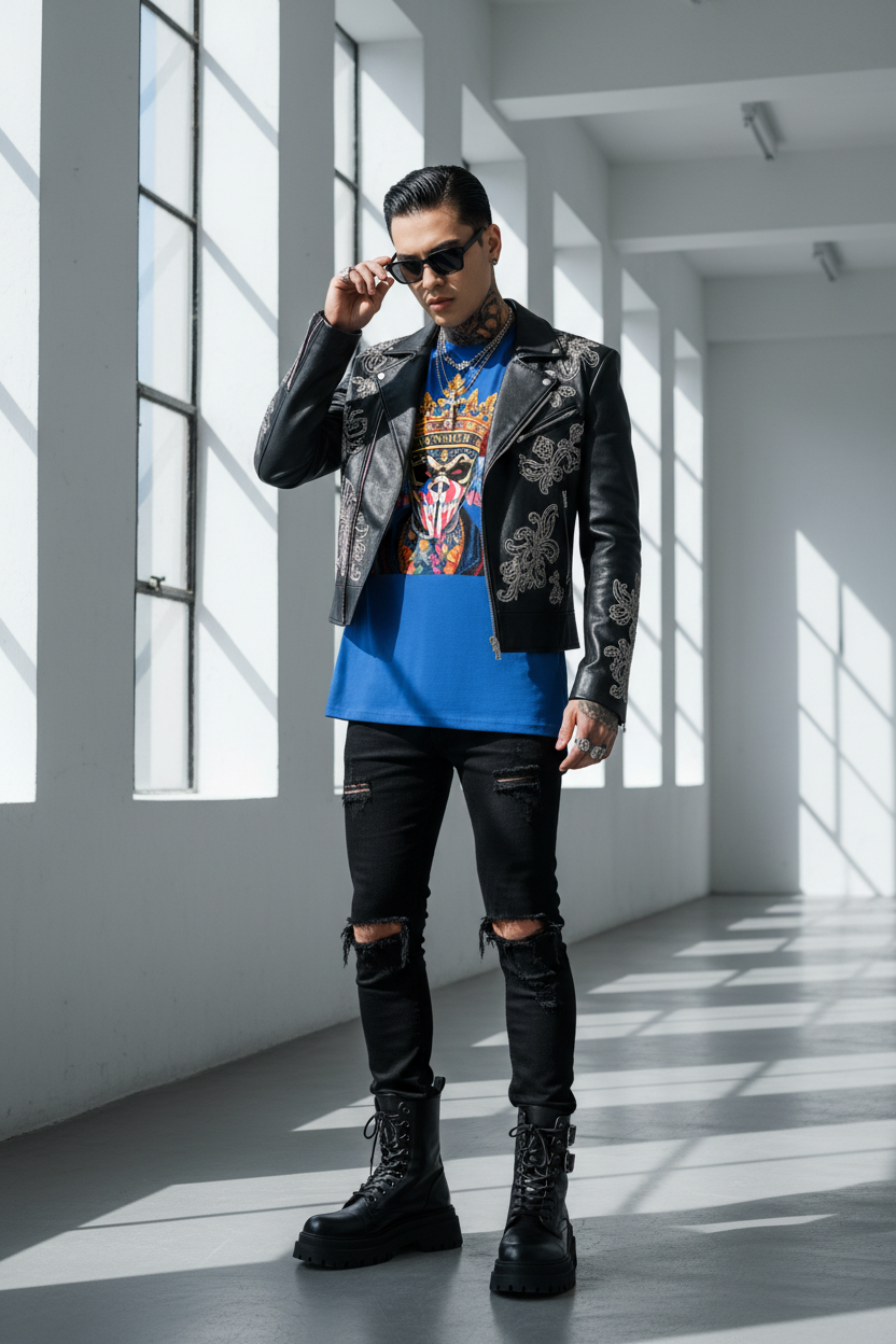 Authentic Premium Gothic Tee - Luxury Streetwear Heavy Cotton