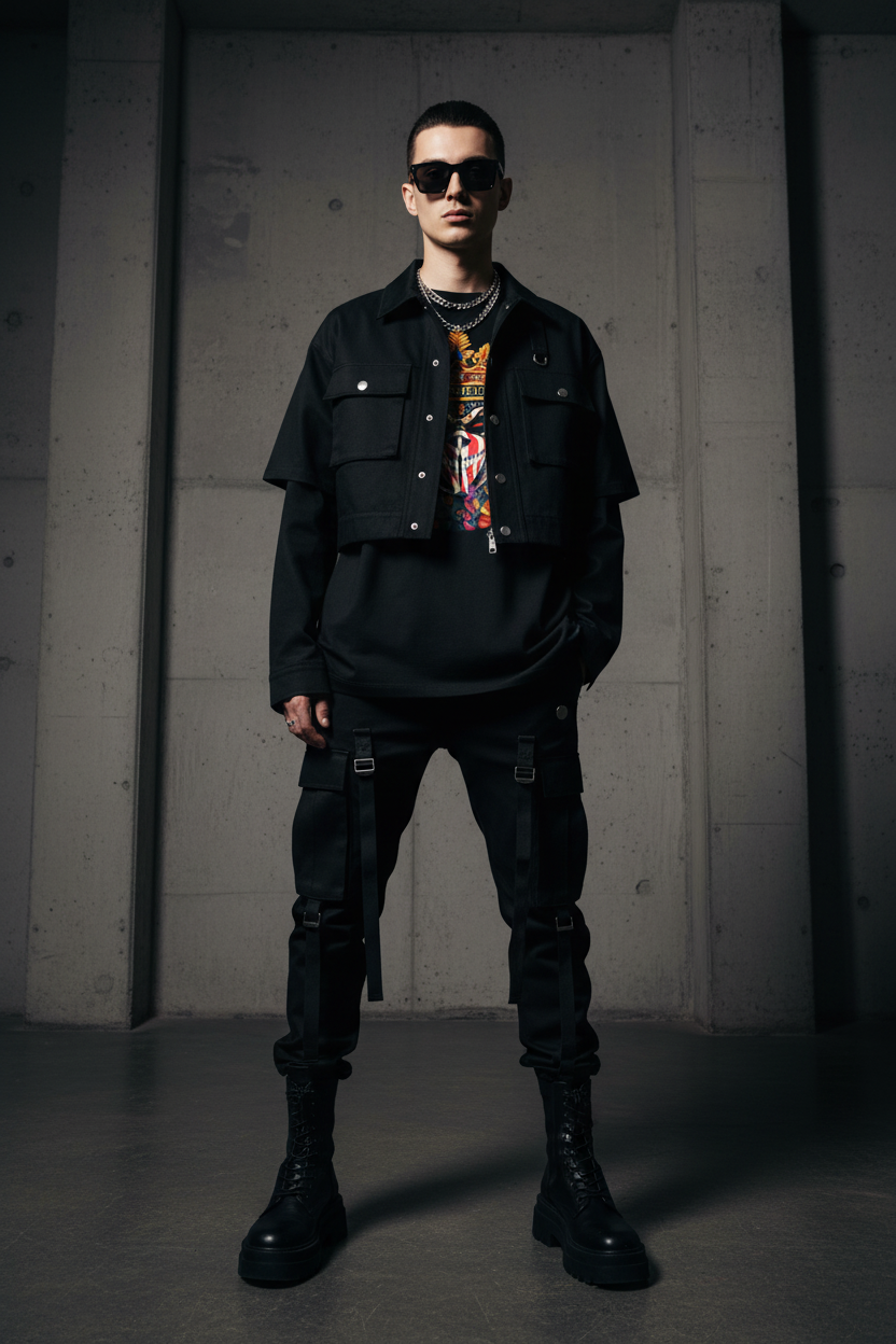 Authentic Premium Gothic Tee - Luxury Streetwear Heavy Cotton