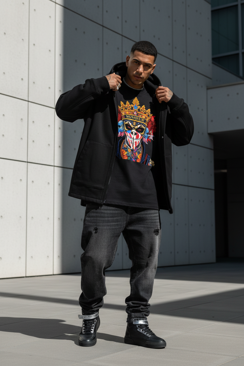 Authentic Premium Gothic Tee - Luxury Streetwear Heavy Cotton