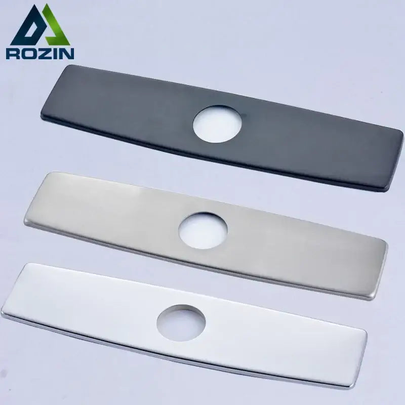 Modern 10 inch deck plate escutcheon kitchen bathroom sink hole cover
