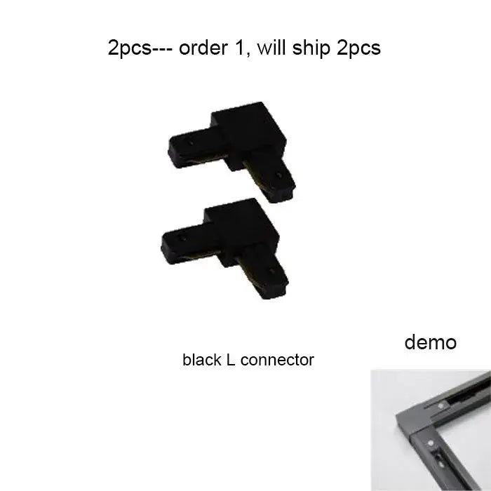 Modern 100cm black & white track for living room lighting