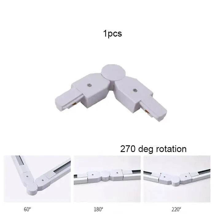 Modern 100cm black & white track for living room lighting