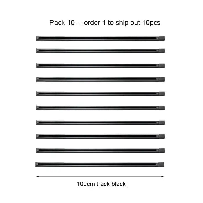 Modern 100cm black & white track for living room lighting