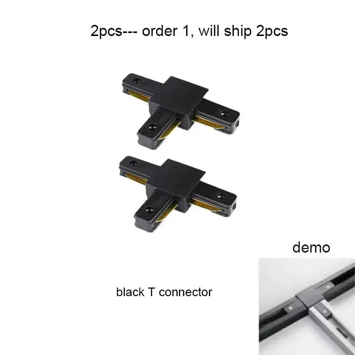 Modern 100cm black & white track for living room lighting